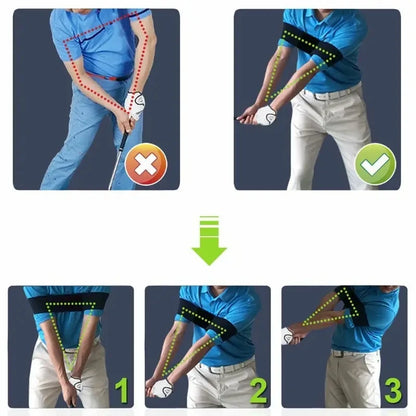 Professionelles elastisches Golfschwung-Trainer-Armband – Perfektionieren Sie Ihre Technik!